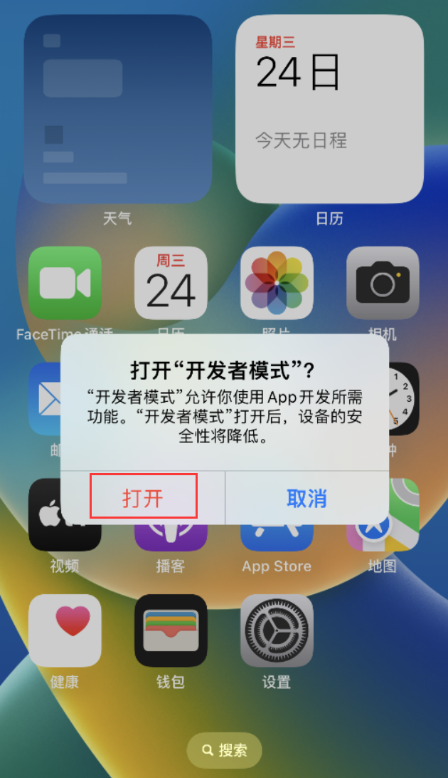 沭阳苹果手机维修分享如何打开开发者模式 