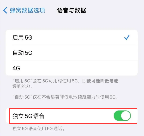 沭阳苹果14维修分享iPhone 14 Pro如何开启VoNR 