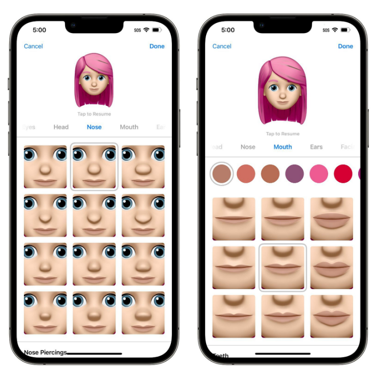 沭阳苹果手机维修分享​iOS 16中的拟我表情有了哪些变化和升级 