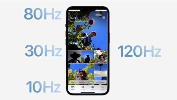 沭阳苹果14维修分享iPhone 14有高刷吗 