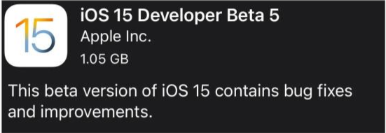 沭阳苹果手机维修分享如何升级到iOS15.0 beta5 