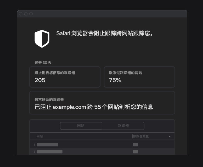 沭阳苹果手机维修分享如何在 Safari 浏览器中查看和打开隐私报告 